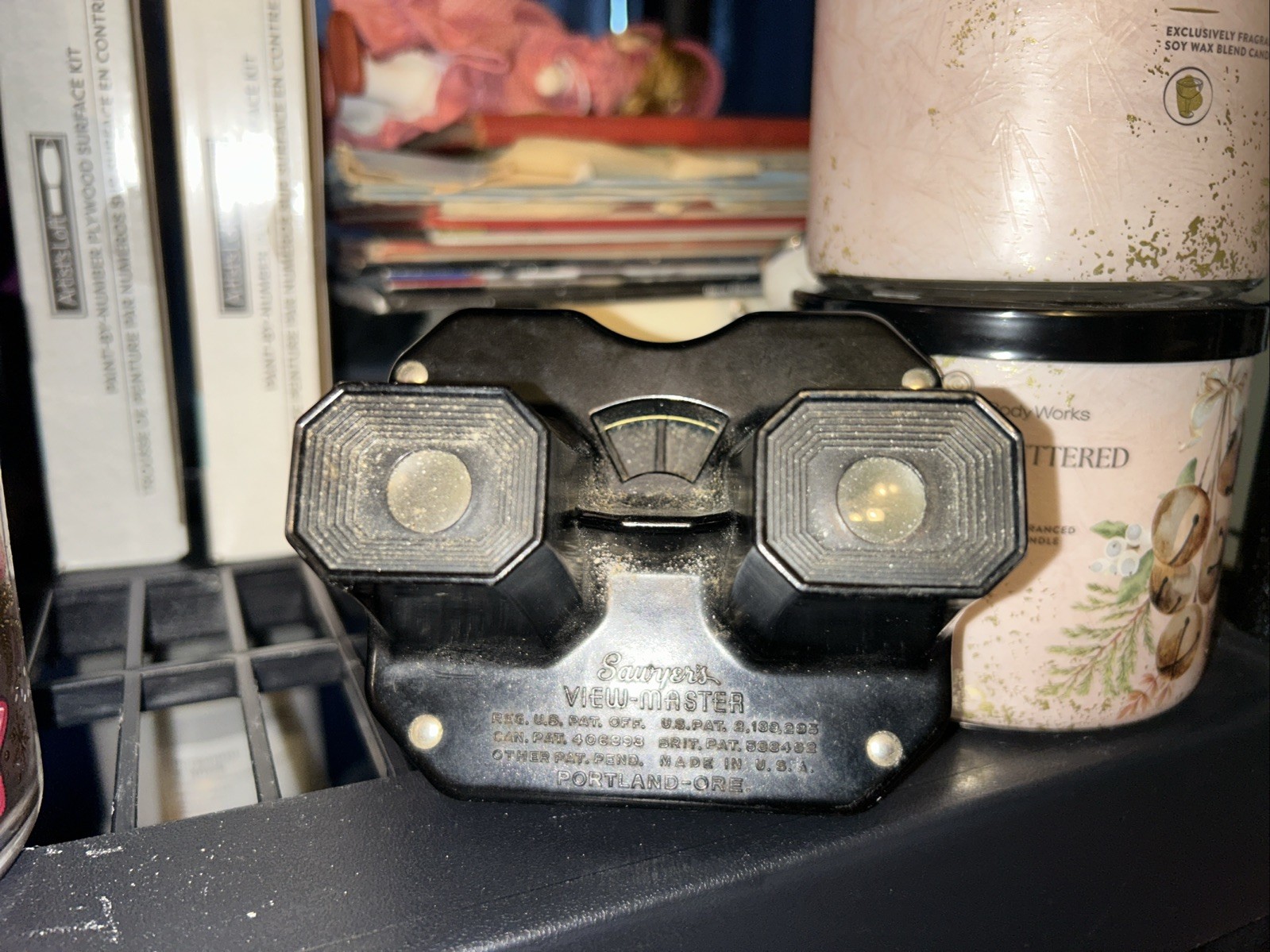 Vintage Sawyer's View-Master Viewer Black Bakelite Focusing Made USA