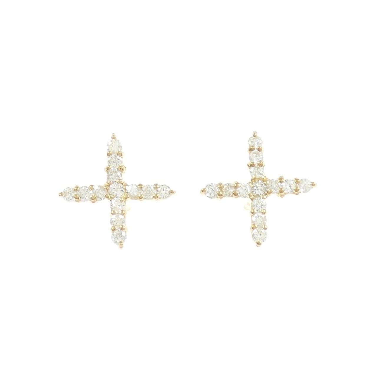 Authentic [Remake] K18YG Diamond Pierce 0.20CT #270-004-141-5723