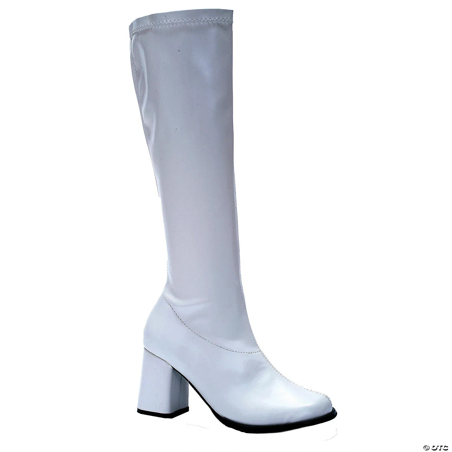 White gogo boot-size 5