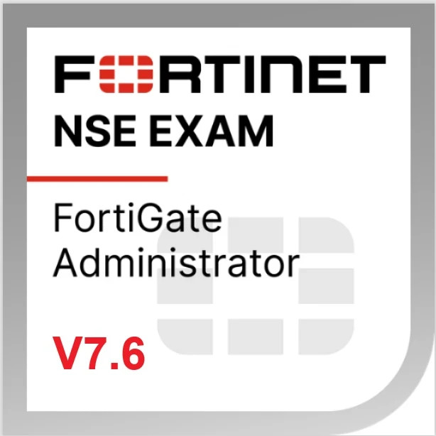 Fortinet FCP FGT AD FortiOS 7.6: FCP AD FGT-7.6 Exam preparation