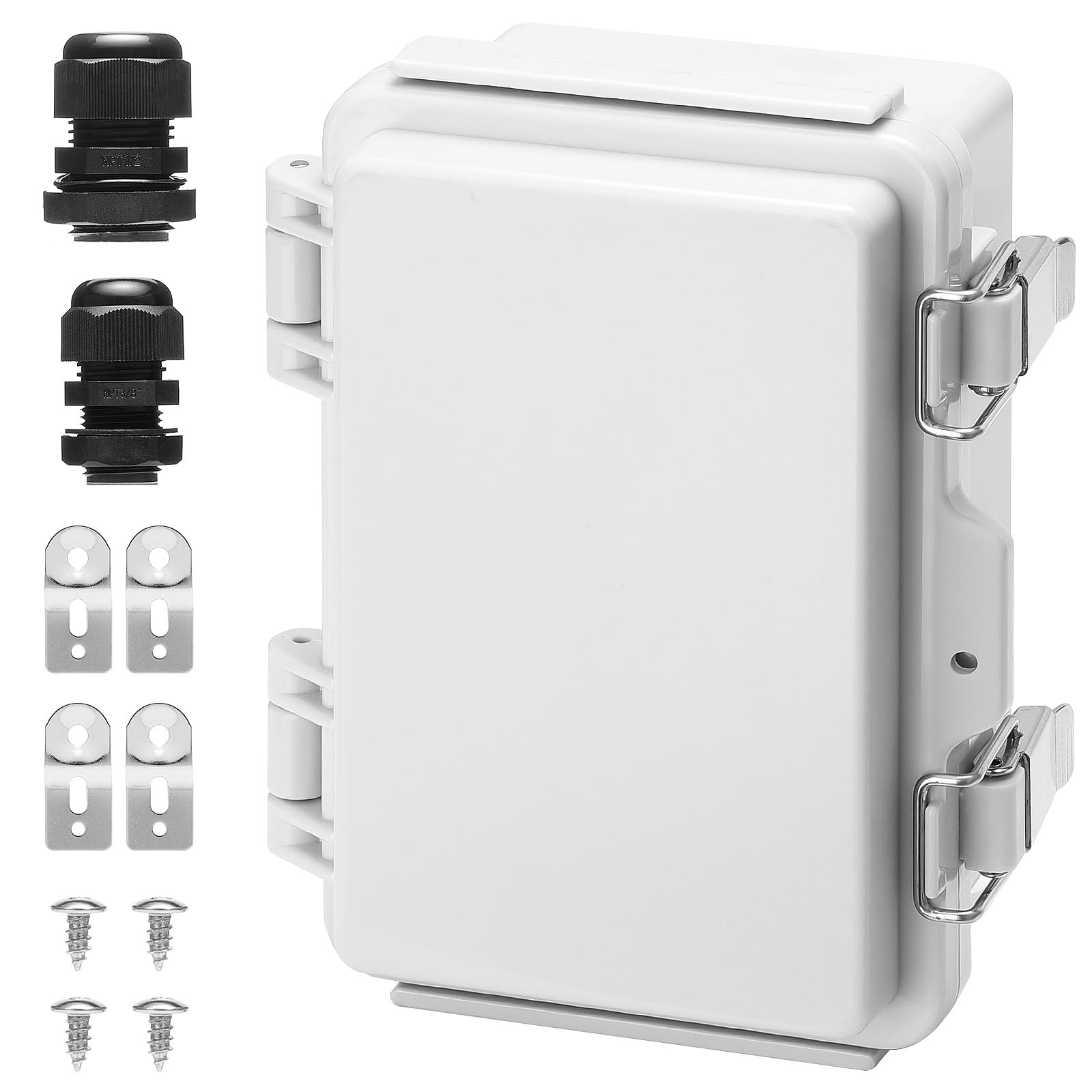 TURBRO Waterproof Electrical Junction Box, ABS Plastic Enclosure, Outdoor NEMA