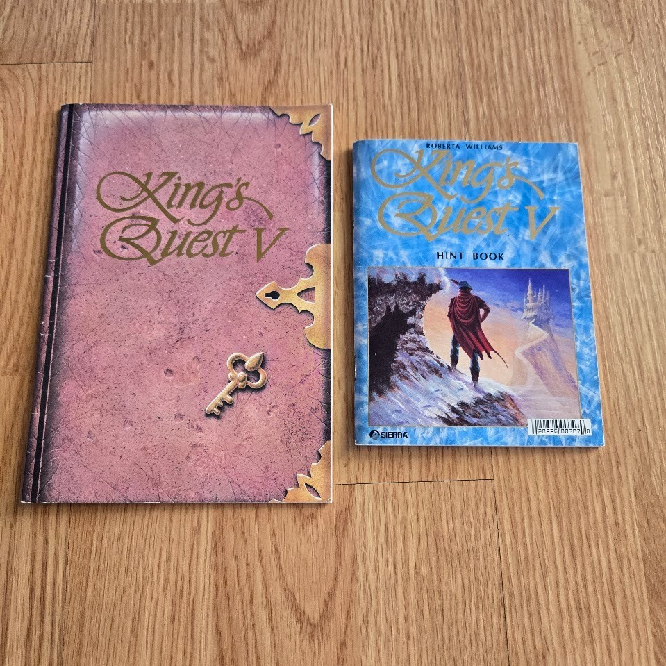 King’s Quest V Manual & Official Hint Book Sierra PC 1991 Roberta Williams