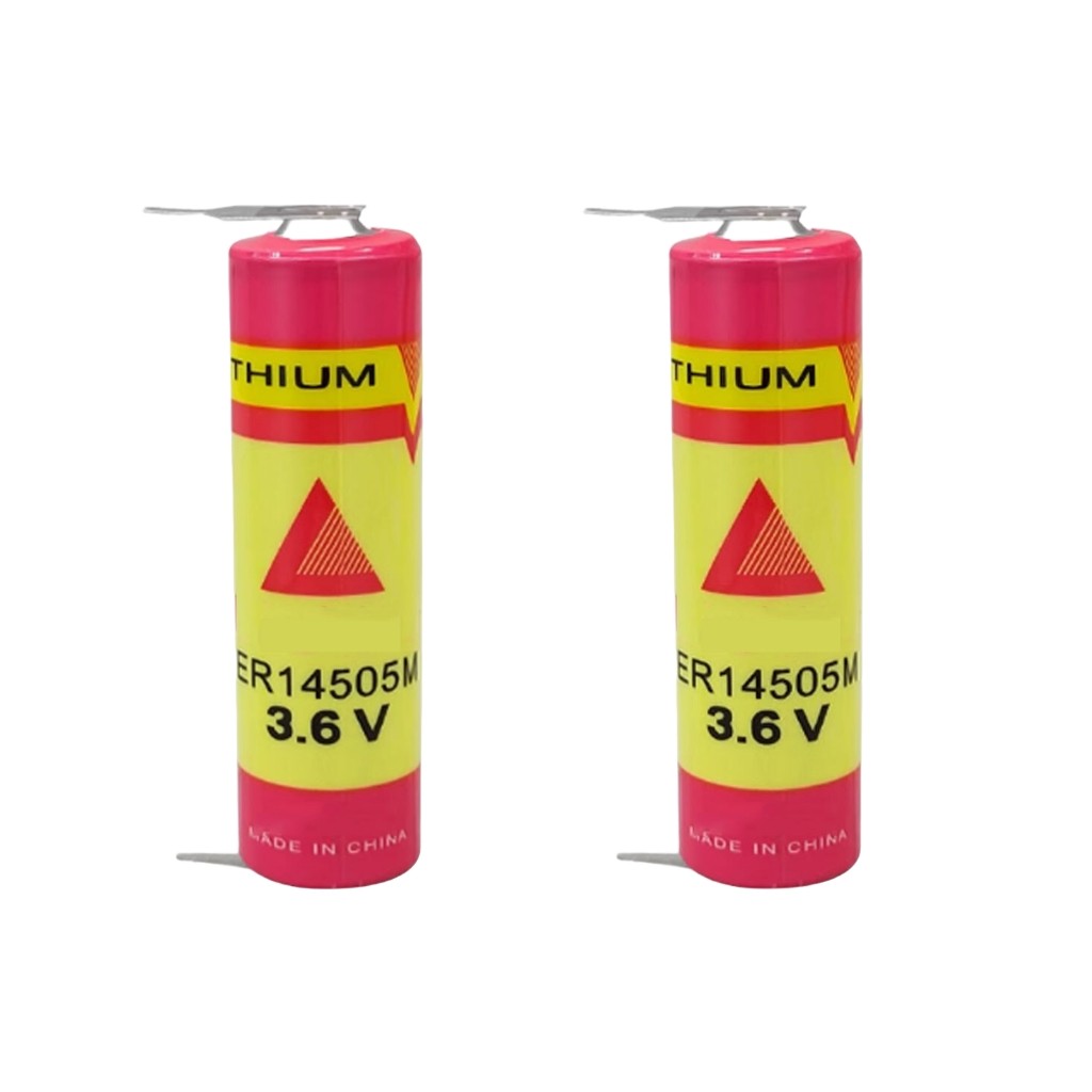 2PCS ER14505M 3.6V Household Plug-in Battery 2200mAh Welding Foot Battery