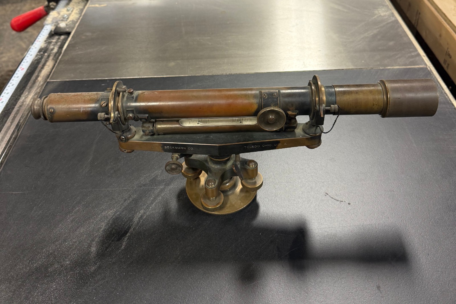 Vintage Survey Level Transit, 1920's L. Beckmann