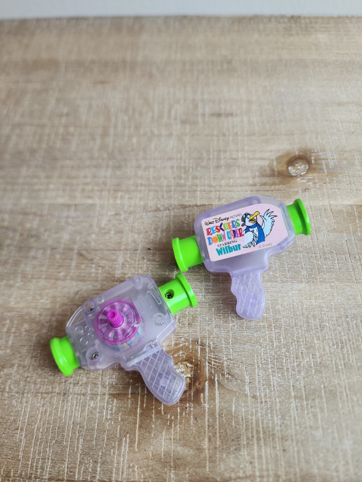 McDonald's Rescuers Down Under Lot Of Two Vintage Happy Meal Toys 