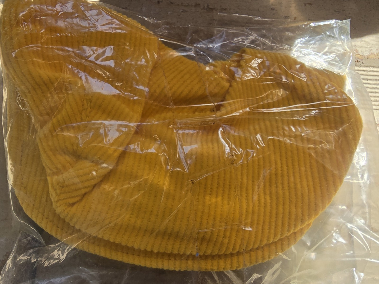 Original Playmates CORKY DOLL YELLOW CORD HAT