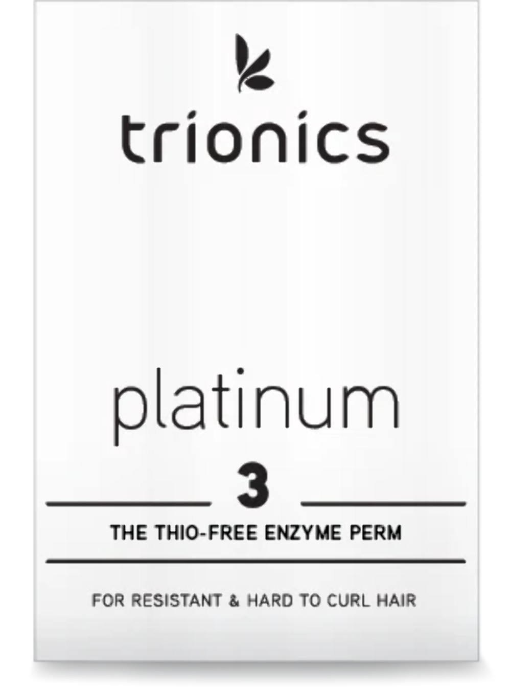 Trionics Platinum #3 Perm for Resistant Hair-2 Pack