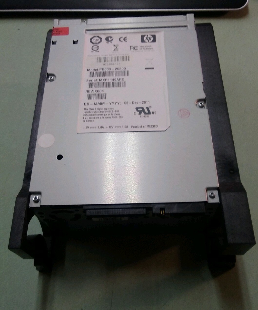 OVERLAND LTO3 NEO DRIVE 973604-107/ HP BRSLA-0705-DC PD003-20800 REV K004