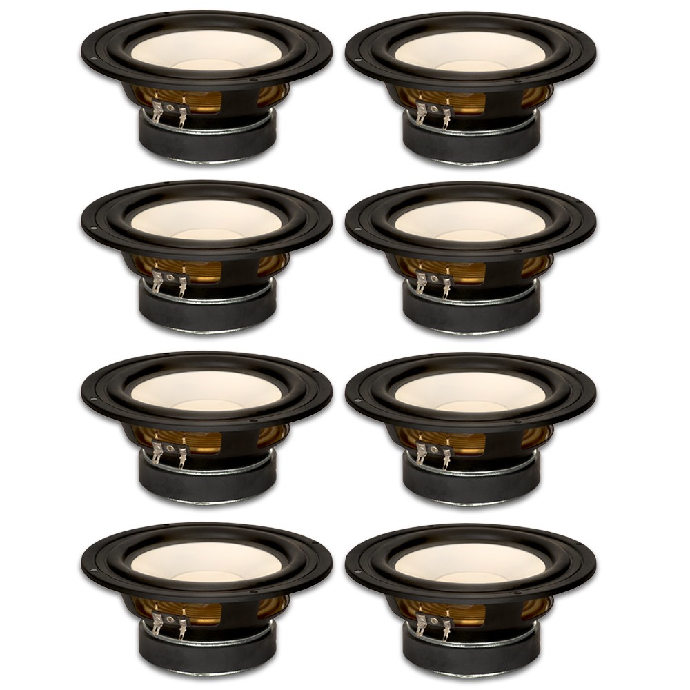 8 Goldwood Sound GW-S650/8 Poly Cone 6.5" Woofers 170 Watt each 8ohm Speakers