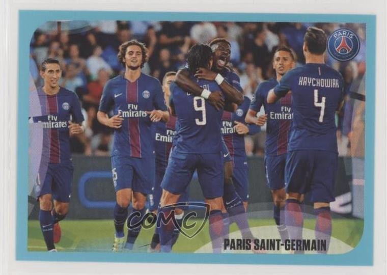 2016-17 Panini Foot Album Stickers Jubilation Paris Saint-Germain #677 4ib