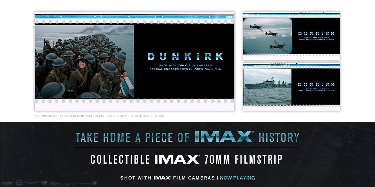 Dunkirk 70mm IMAX Film Strips
