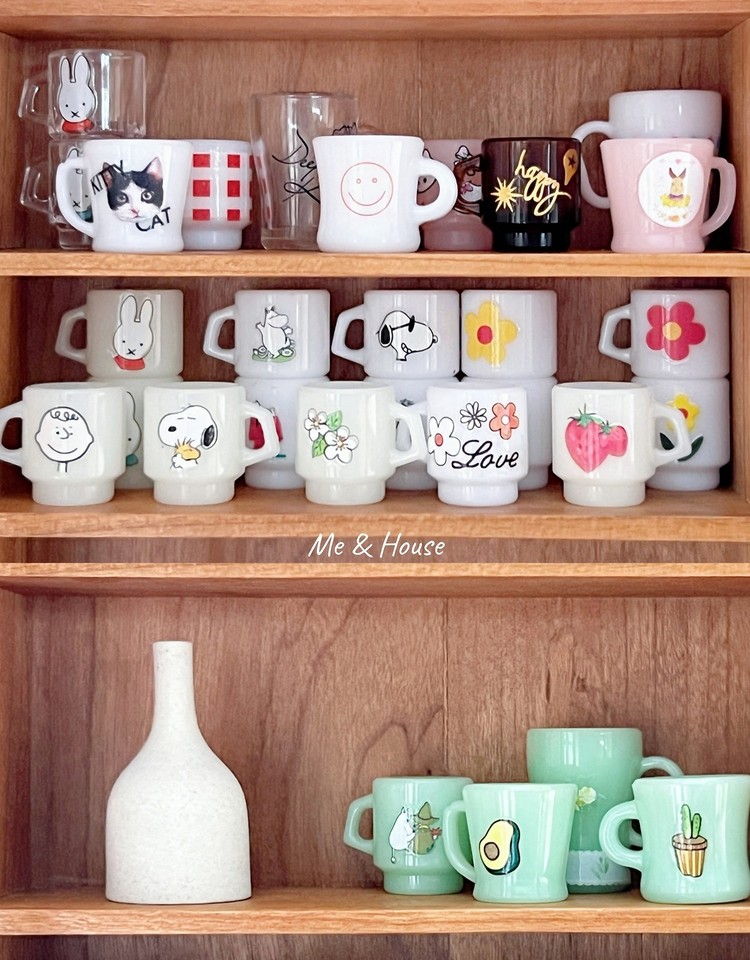 1SET Dollhouse Miniature 1/12 Scale Coffee Cups Wine Mug Dining Room Kitchen Kit