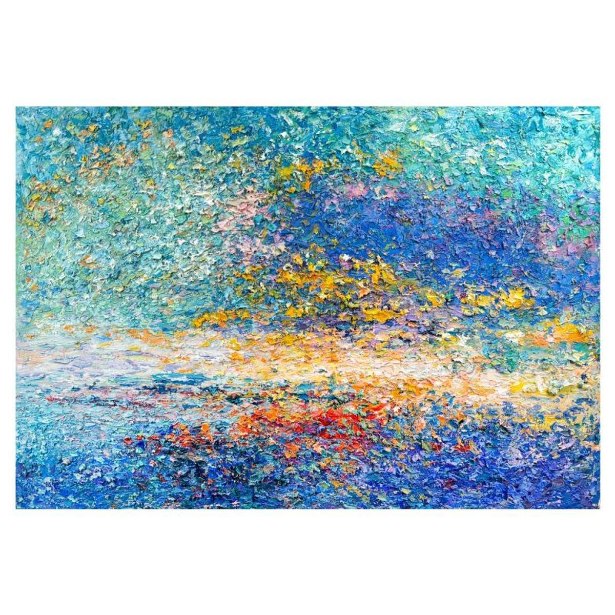 Inam, Original Oil Painting on Canvas, Hand Signed with Letter of Authenticity.