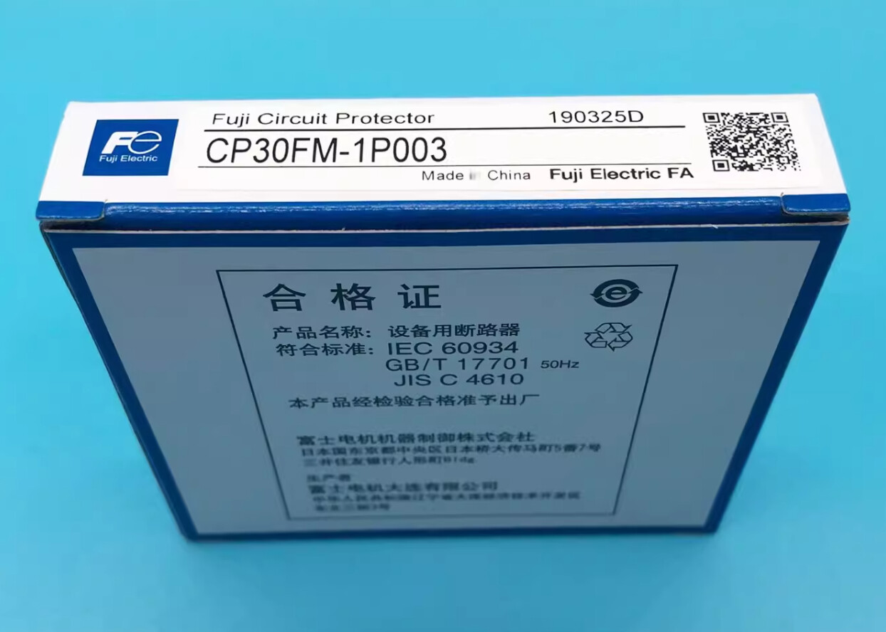 Fuji Electric Circuit Protector Circuit Breaker CP30FM-1P003 3A