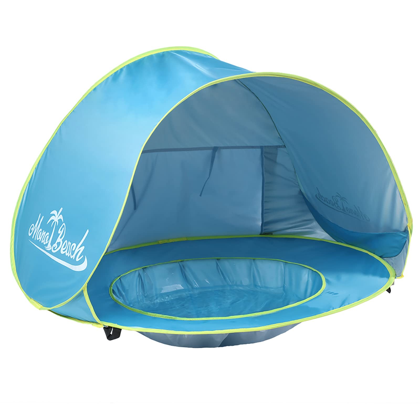 Monobeach Baby Beach Tent Pop Up Portable Shade Pool UV Small, Blue 