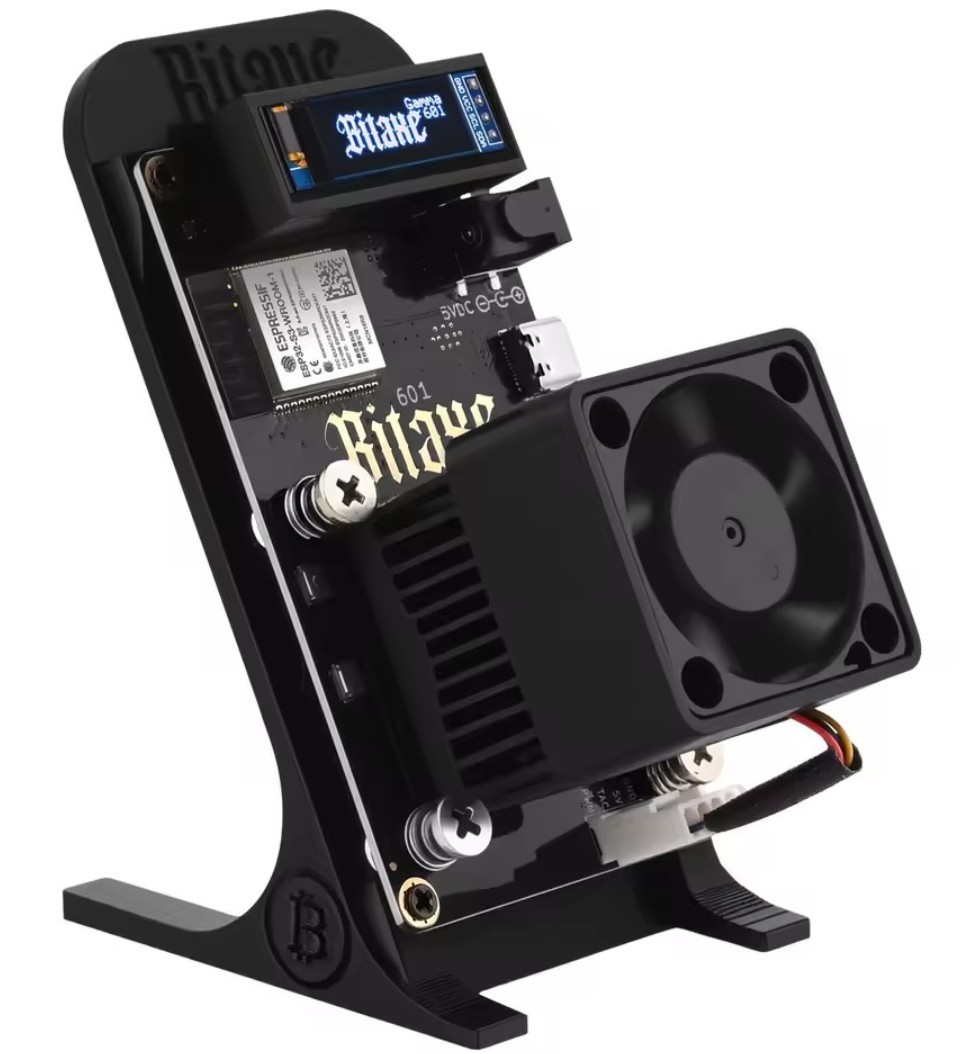 USA Stock Bitaxe 601 1.2TH 18W BTC Solo Lottery Miner