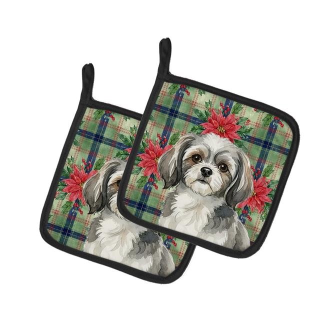 Carolines Treasures WDK8841PTHD Unisex Adult Grey & White Tibetan Spaniel Chr...