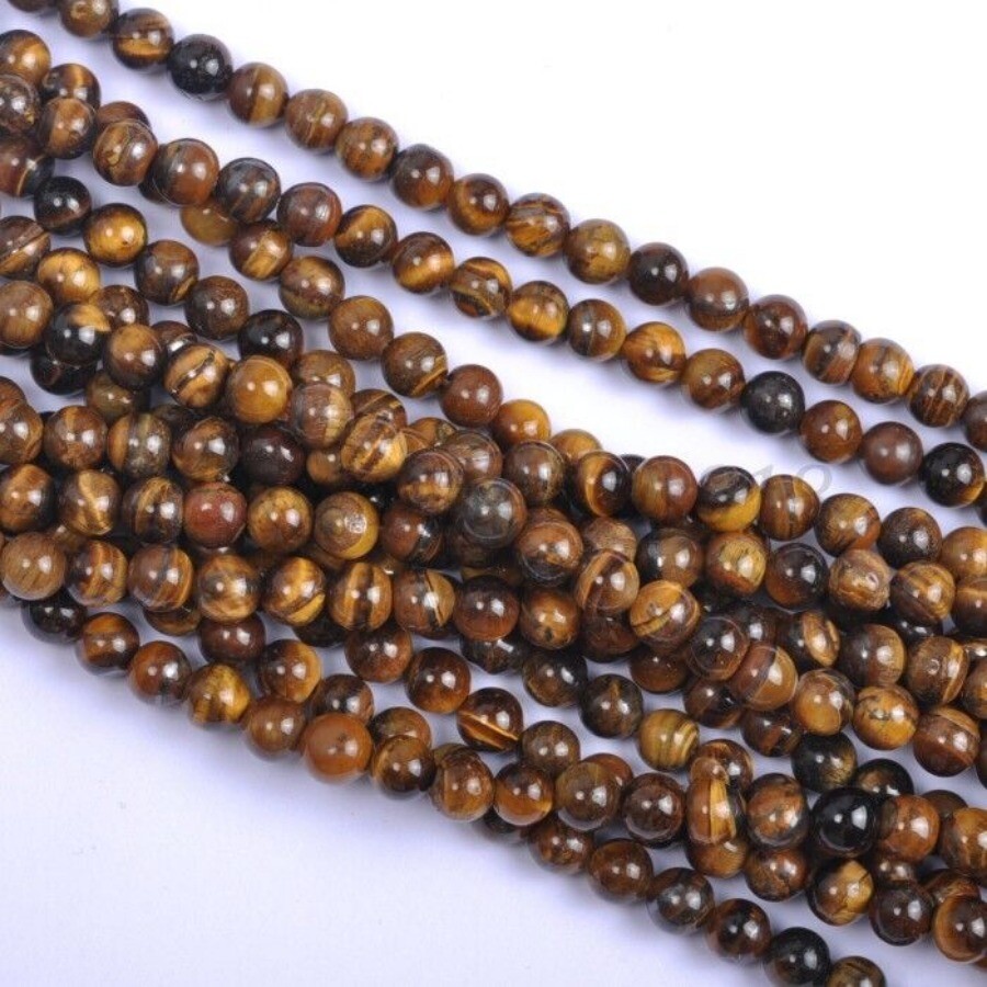 Wholesale 450pcs Natural Tiger Eye Stone Round Loose Beads 8MM 10 Strands