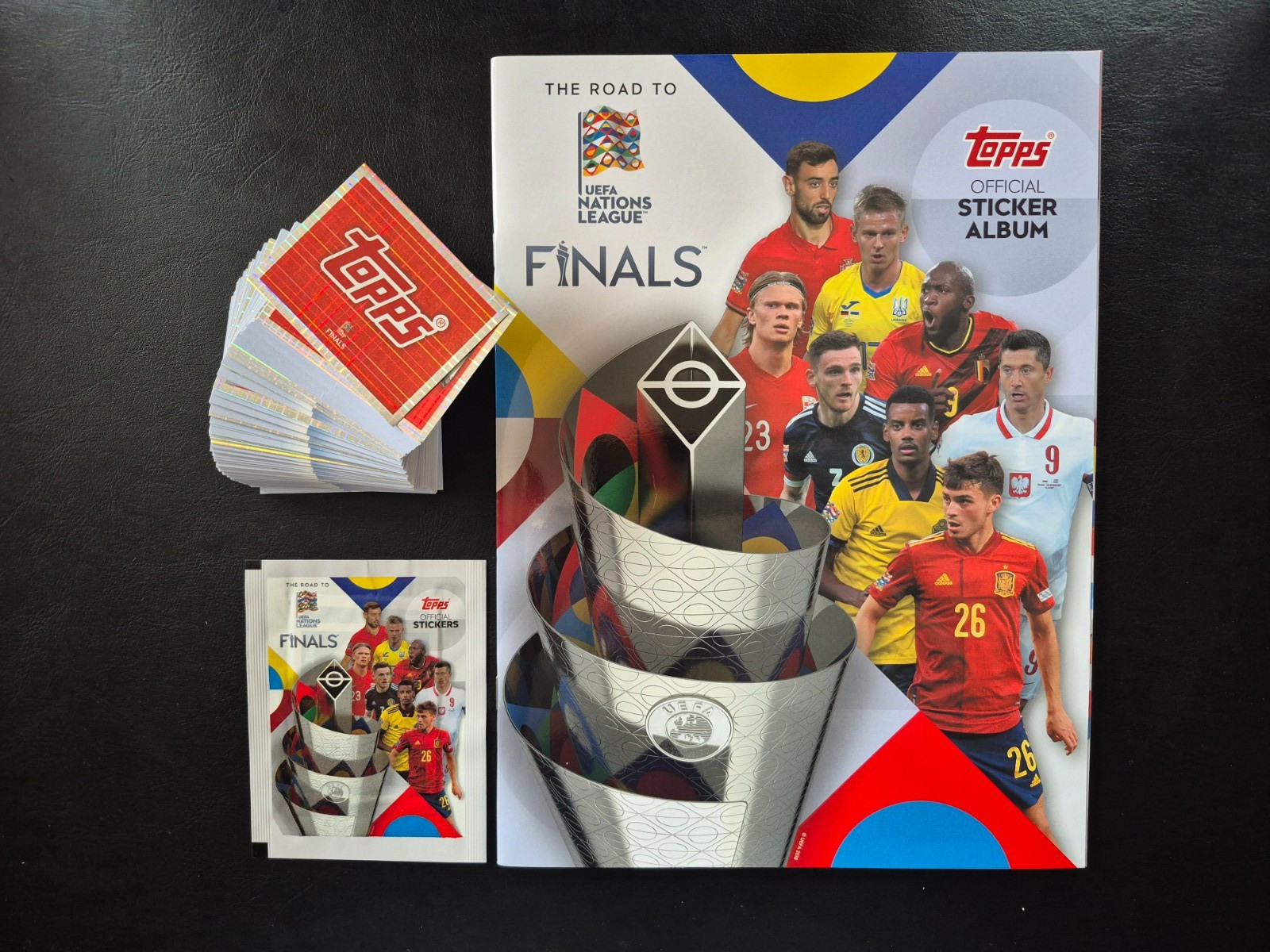 Topps Road to UEFA Nations League Final Complete Set + Album + Sealed Pack