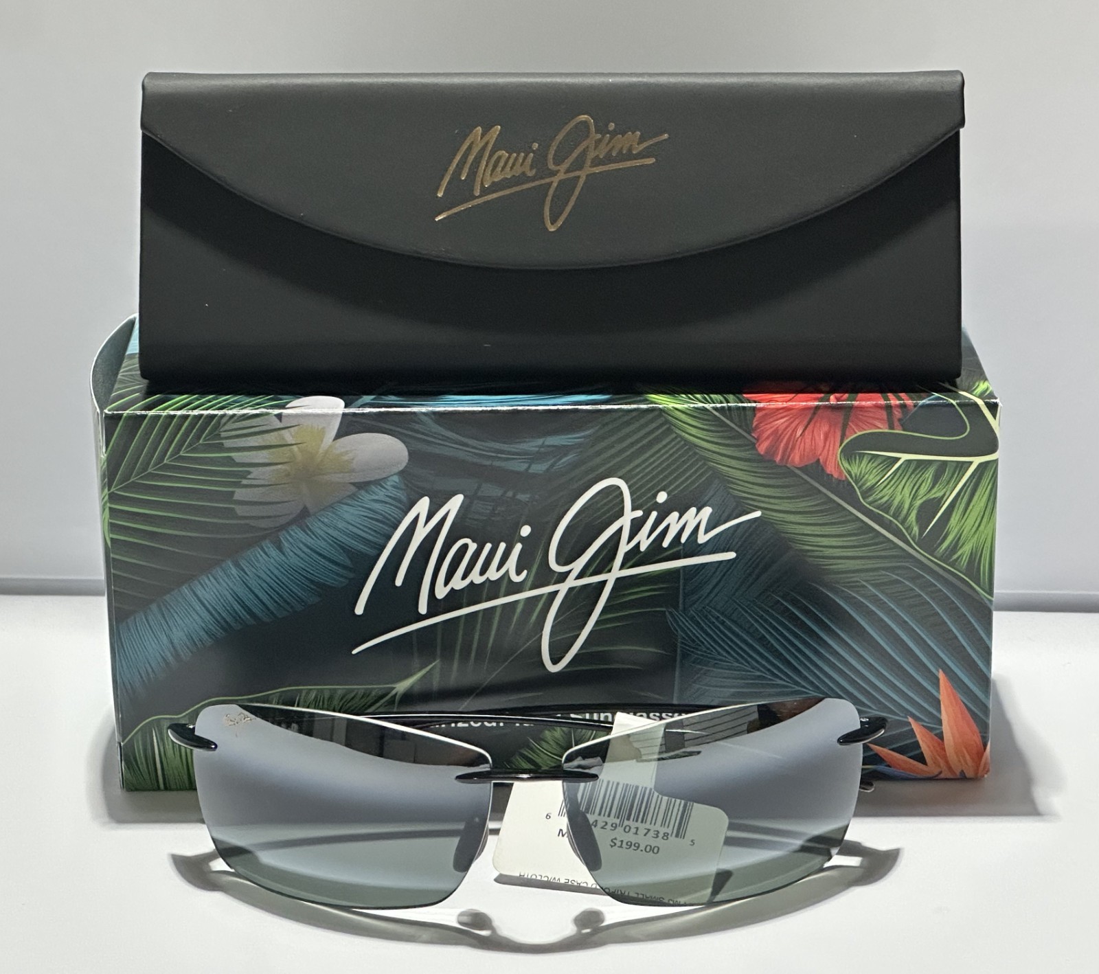 Maui Jim Lighthouse Polarized Rimless Sunglasses