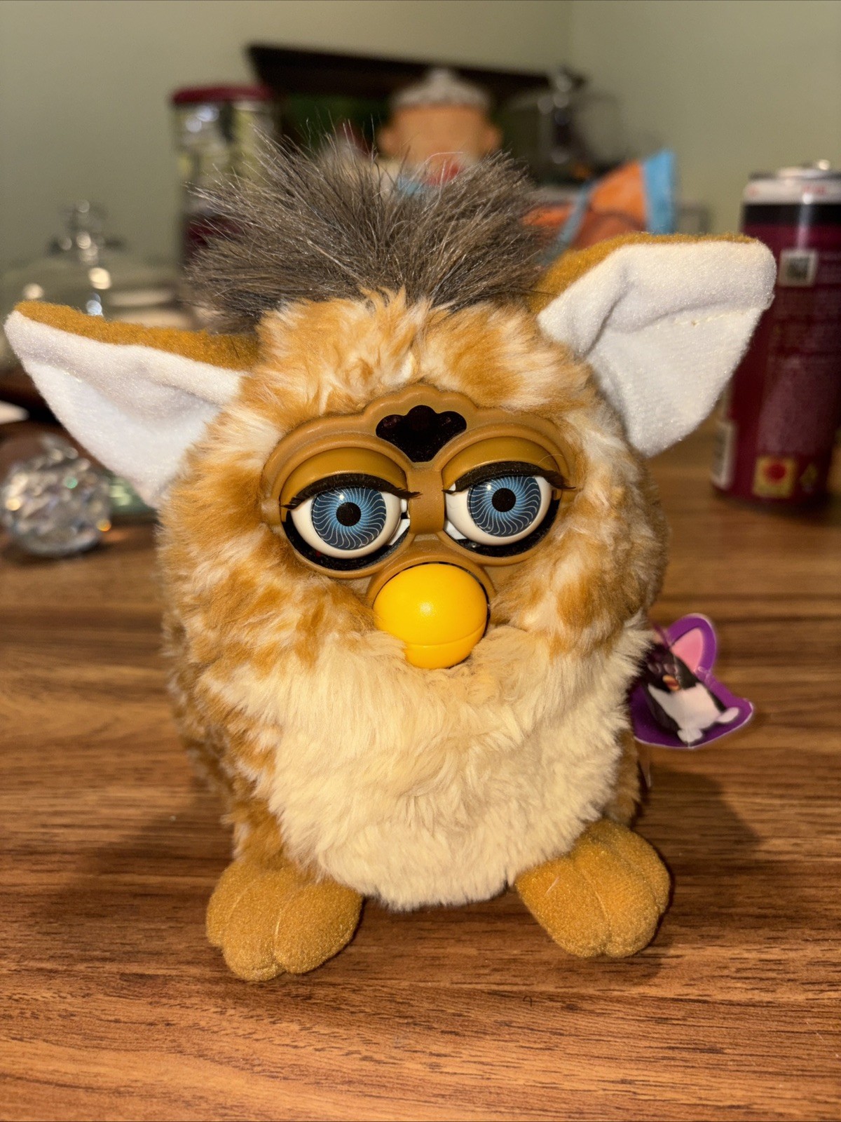Vintage Furby Brown Eyes Giraffe Tiger Electronics 1998! 70-800