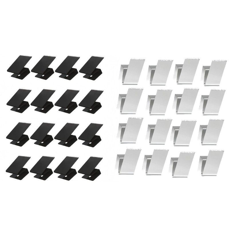 16Pcs Detachable Window Clamps Storms Board Up Clip Hardware Enduring