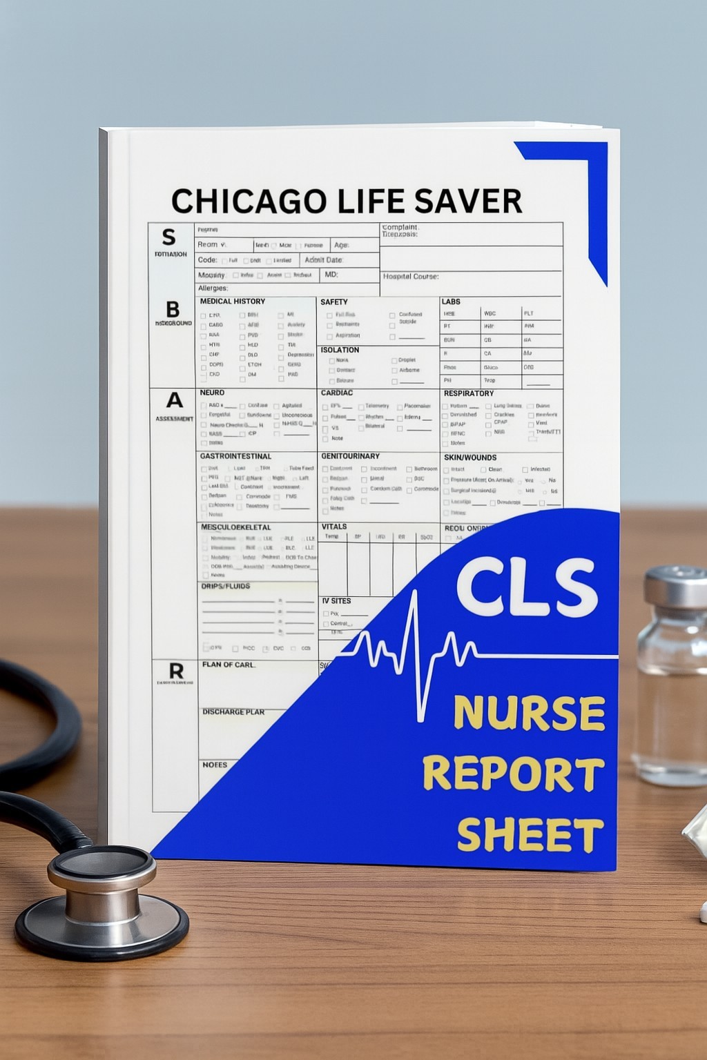 CLS Nursing Essentials for RN Grads: ER Brain Sheets and Assessment Cheat Sheets