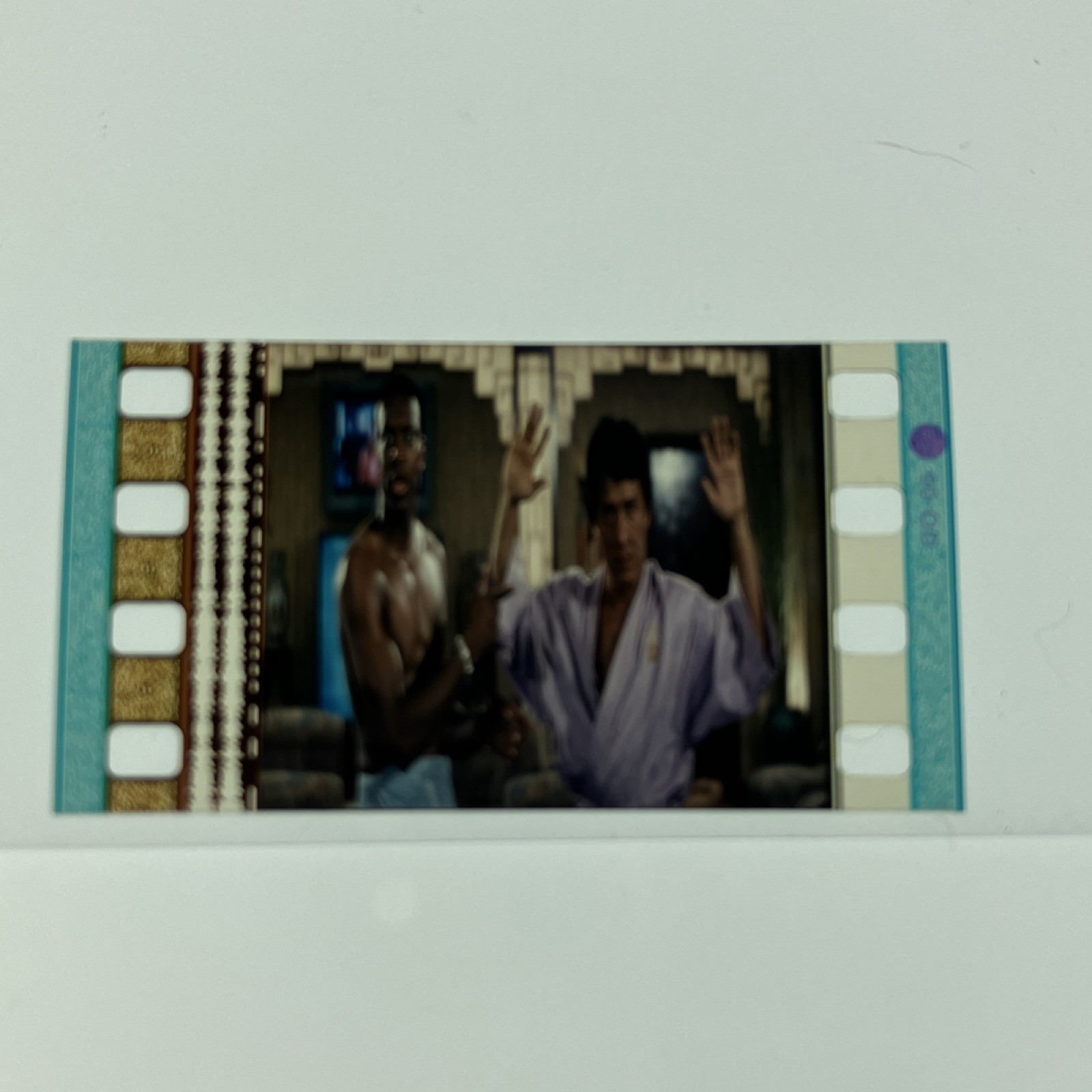 Rush Hour 2 Authentic 35mm Movie Cell feat Jackie Chan and Chris Tucker