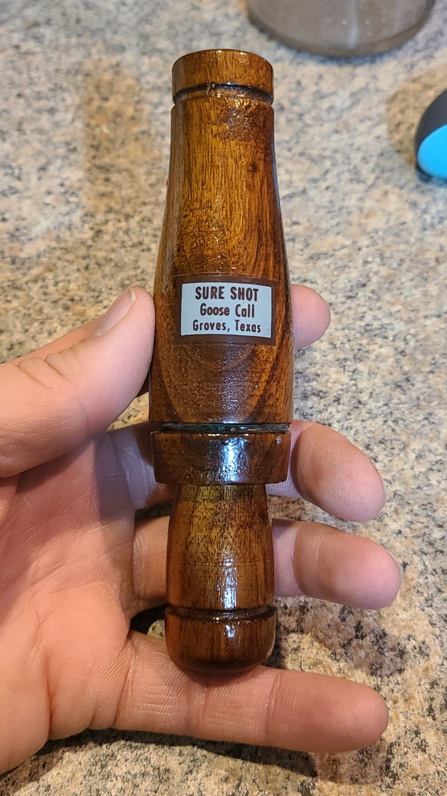 Vintage Sure Shot Game Calls Goose Call Groves, Texas Great Sounds (C8)