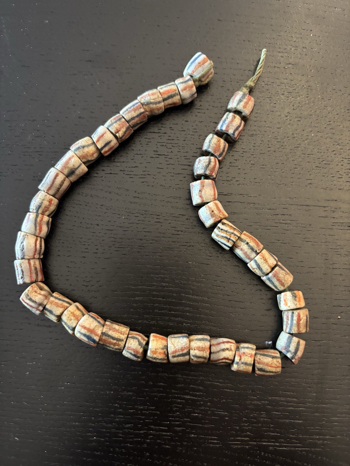 Vintage African Trade Beads 15” Strand