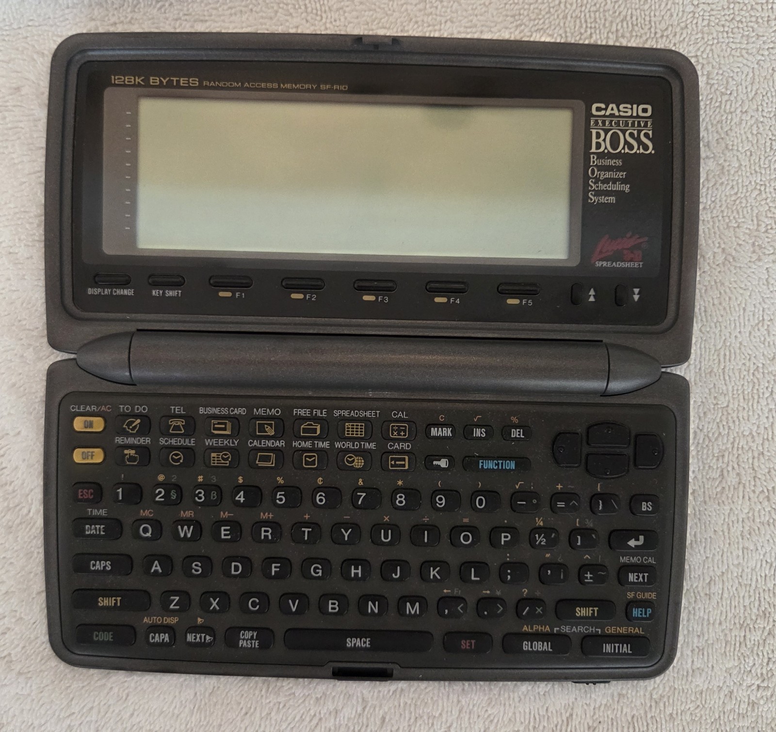 Casio Executive BOSS SF-8000 Business Organizer Lotus 123 *for parts*