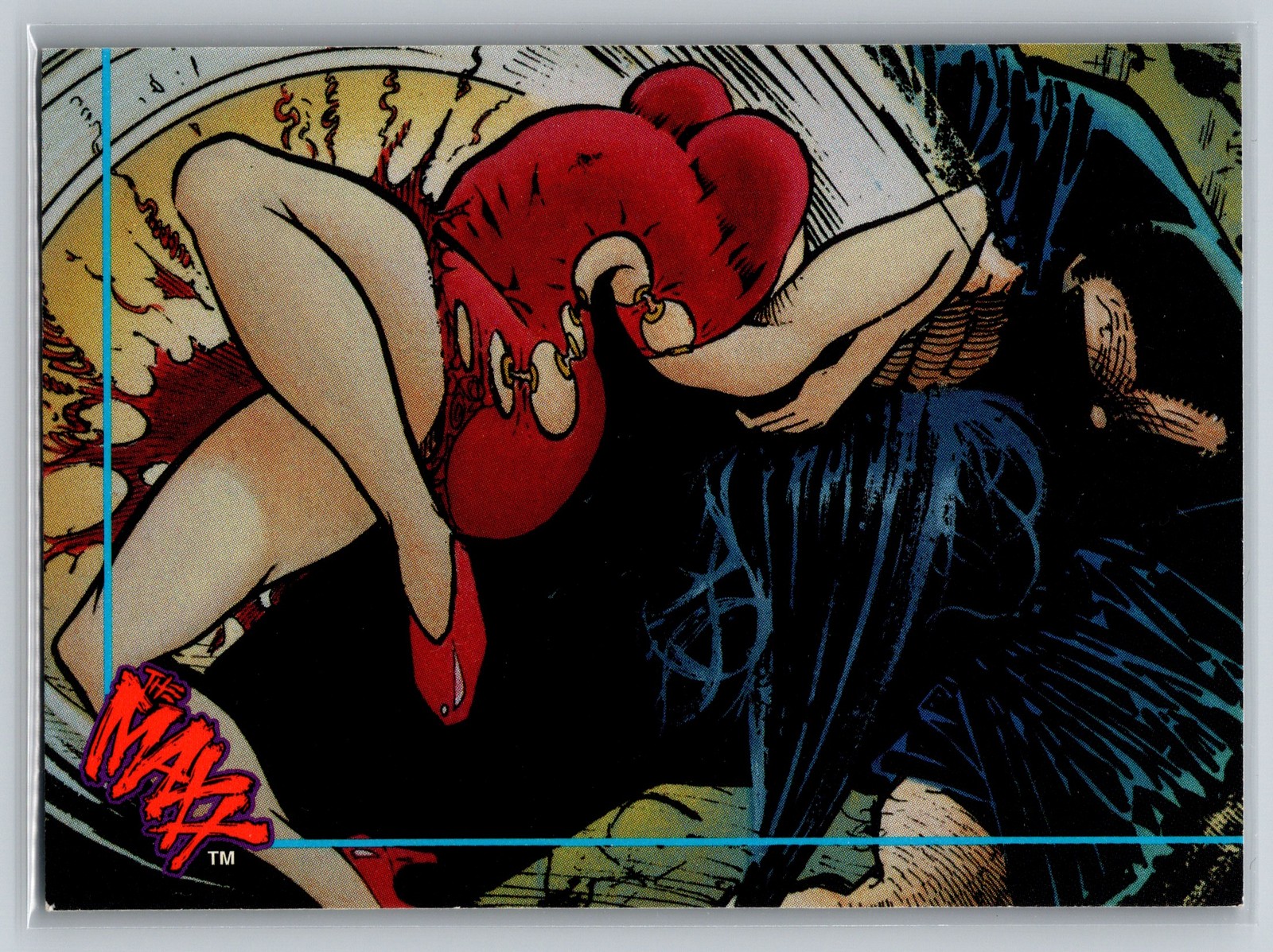 1993 Topps The Maxx #52 Muggers at Work Street Crime Scene Sam Kieth Card