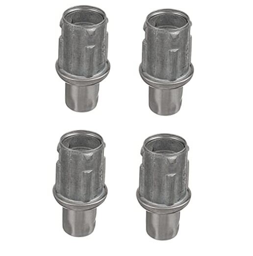 Stainless Steel Adjustable Bullet Feet for 1-5/8" O.D Tubing | Set of 4 