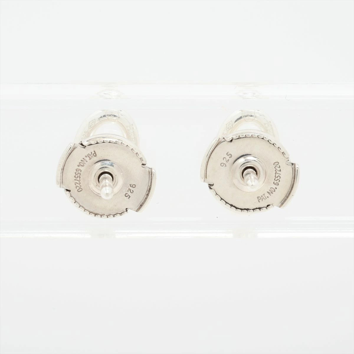 Used HERMES Chain D Ancre TPM 2025 Earrings (For Both Ears) 925 1.9g Silver