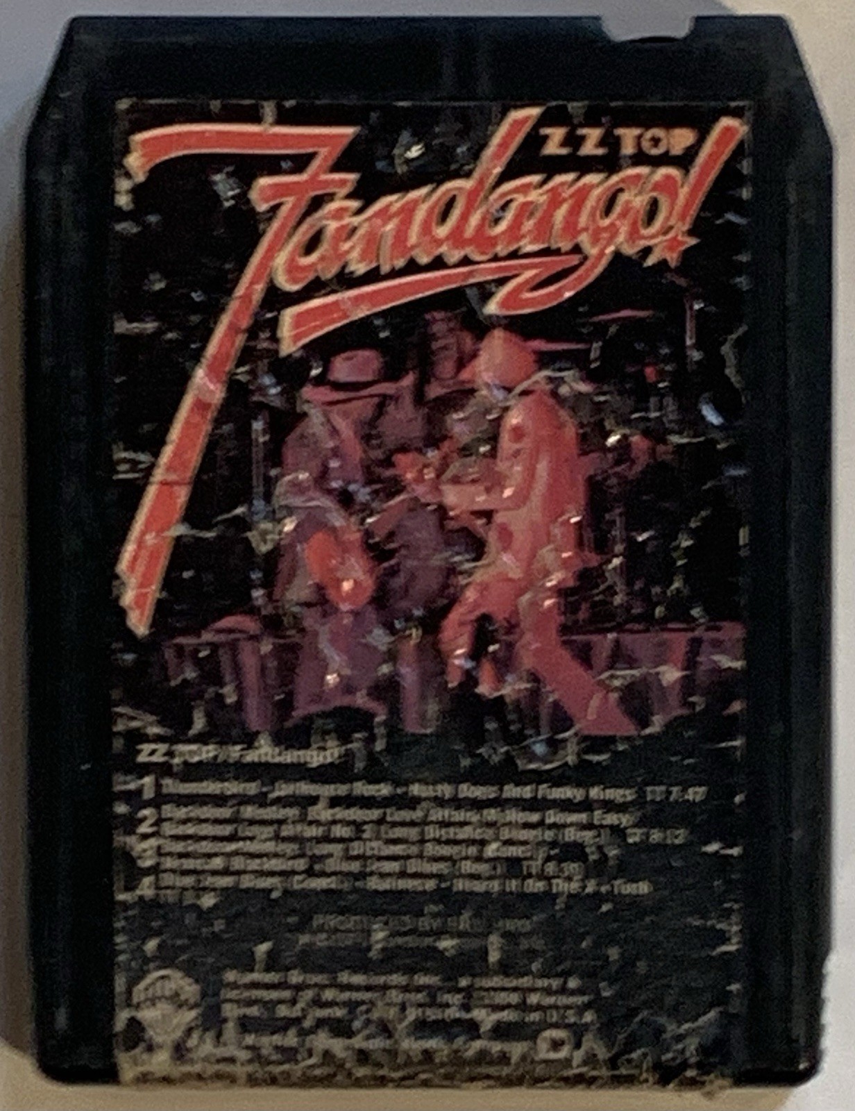 Zz Top- Fandango - 1975 Warner Bros 8-Track Tape Play Tested Working