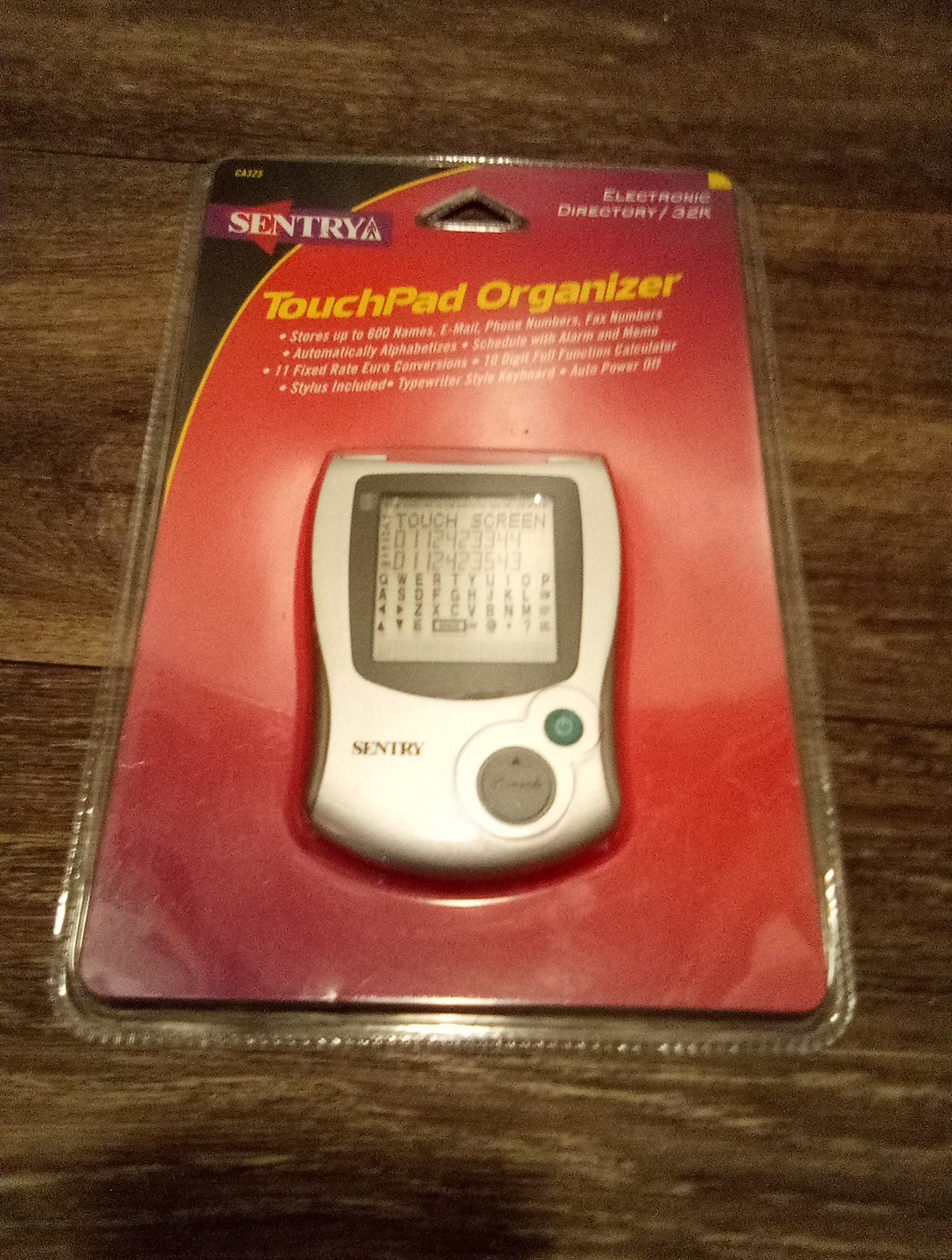 Sentra Touchpad Electronic Handheld Organizer Directory/32K