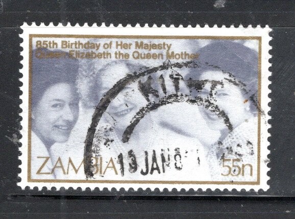 ZAMBIA AFRICA STAMPS USED LOT 62103