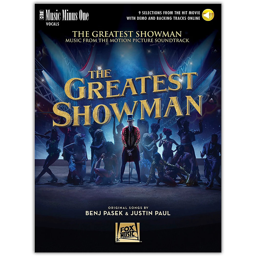 Music Minus One The Greatest Showman - Music Minus One Vocal Book/Online Audio