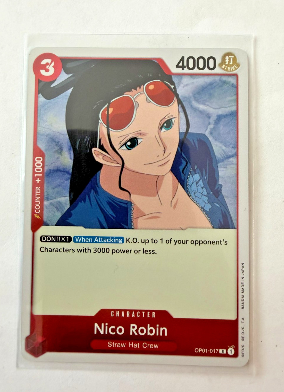 Nico Robin OP01-017 Romance Dawn Foil
