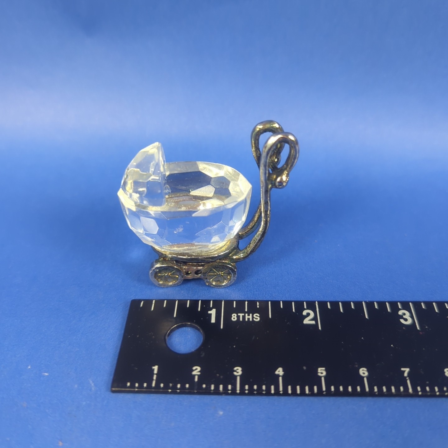 Crystal Baby Carriage Glass