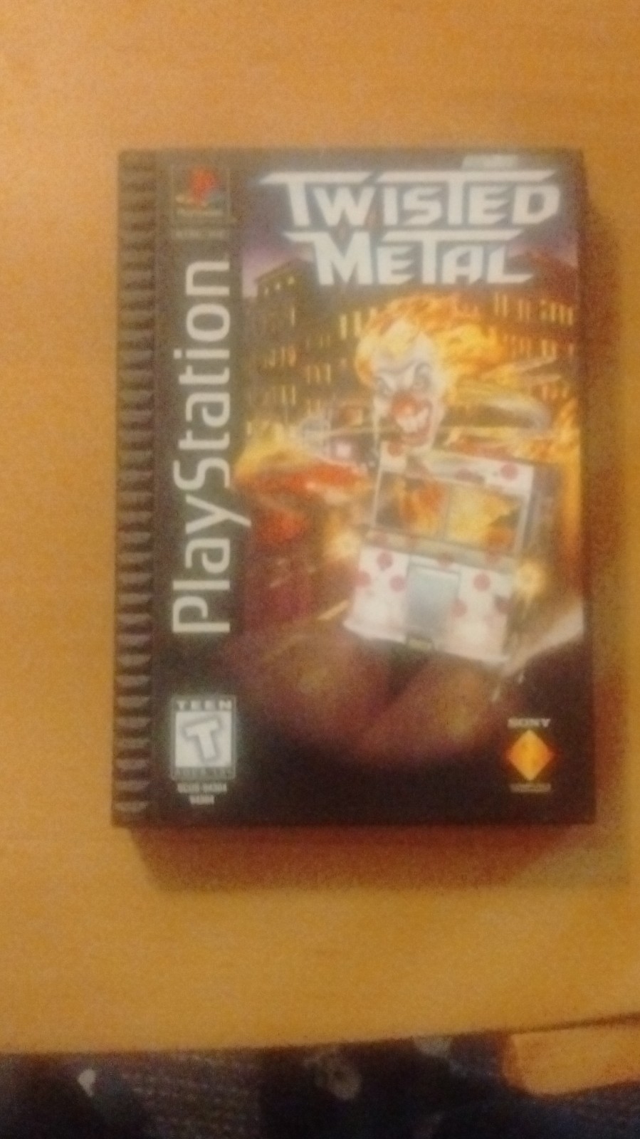 Sony Twisted Metal PlayStation 1 Manual, Long Box, Inserts, UPC 71171943042