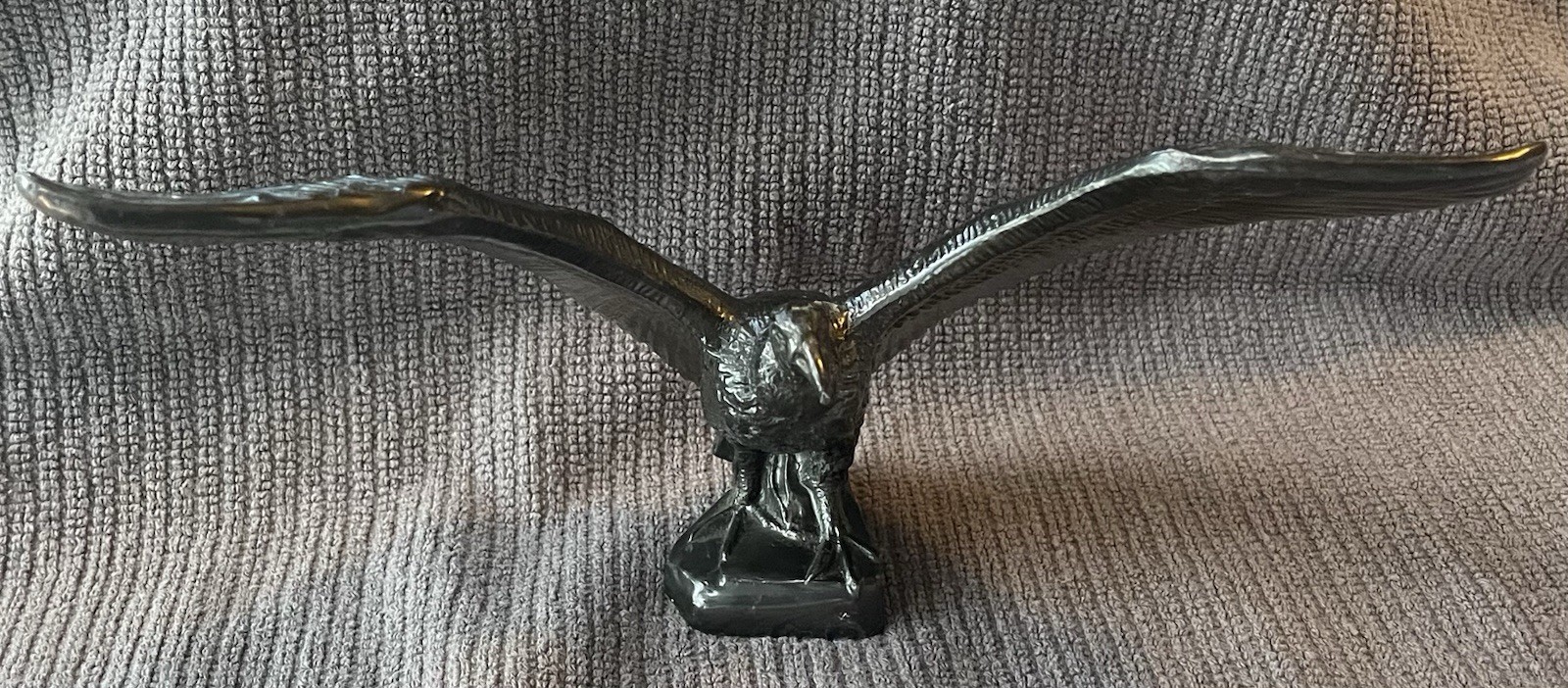 Brass William WM Otto Prehistoric Teratorn Vulture La Brea Tar Pits *description