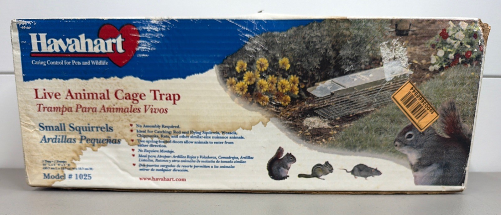 Havahart Live Animal Cage Trap - Model 1025 - Small Rodent Cage