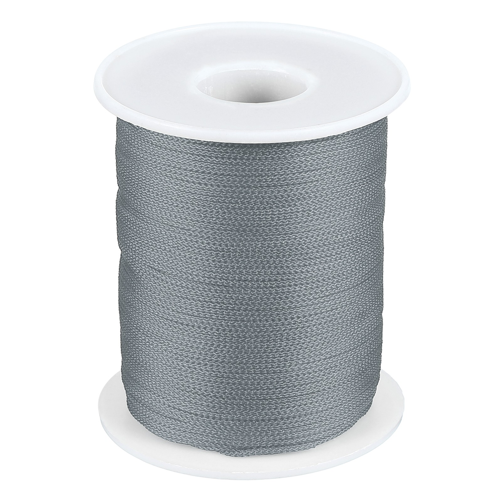 1mm x 393feet Nylon String for Bracelets Braided Nylon Cord, Gray