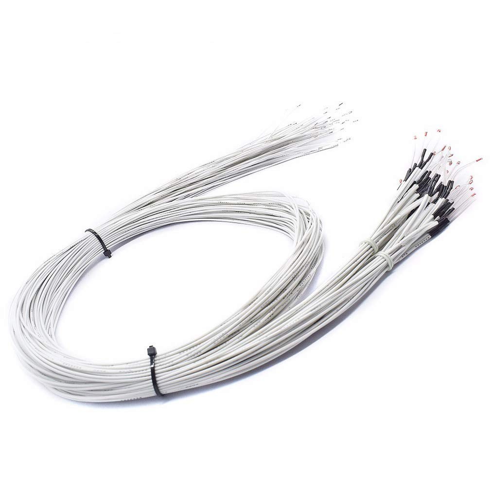 HiLetgo 10pcs 3D Printer 100K ohm NTC 3950 Thermistors Sensors with 1m Cable Fre