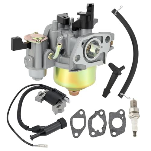 212cc Carburetor & Ignition Coil for Harbor Freight Predator 212cc R210 6.5HP 