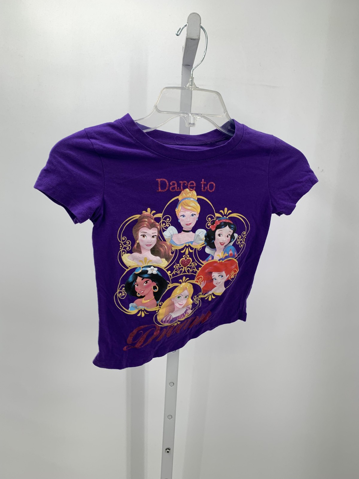 Disney Princess Size 7-8 Girls Short Sleeve Shirt