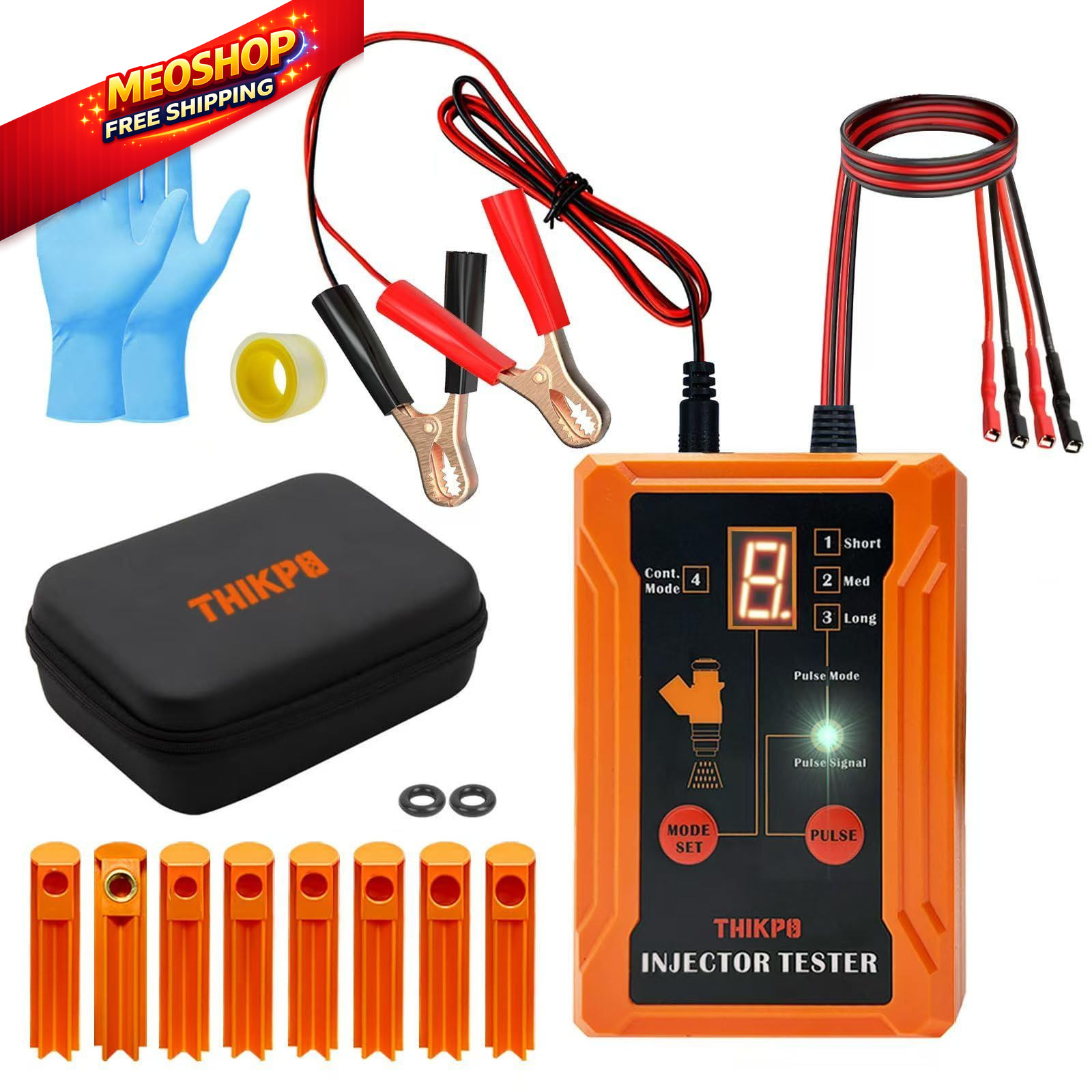 THIKPO Universal Fuel Injector Tester and Cleaner Tool Kit 