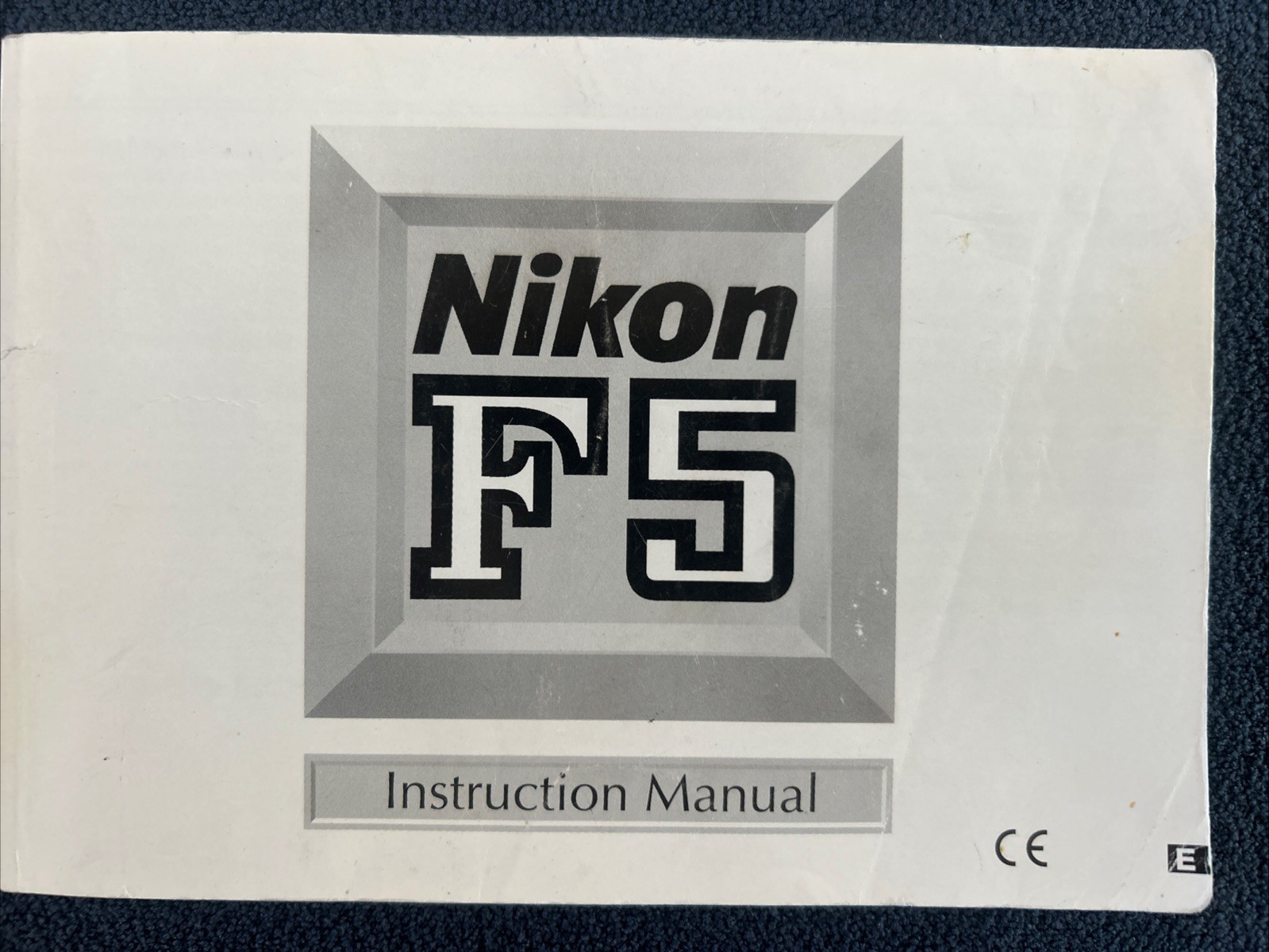 Nikon F5 Original Film Camera Instruction Manual