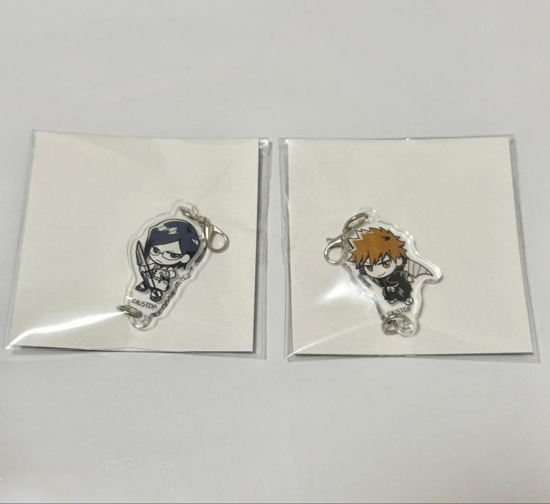 BLEACH THE Character Connecting Mini Charm Ichigo Uryu 2 Piece Set